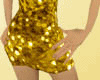glint gold dress