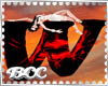 [BCC]W Letter-Red Black