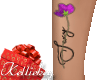 Sexy flower tattoo