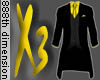 Black Long Suit X3YY