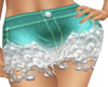 Summer Lace Shorts Teal