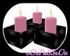 Blk&Pink Pvc Candles