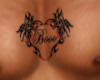 Booo Heart Tattoo