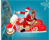 Animated Santa Bike