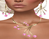 Gold N Pink Jewelry Set