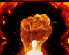 Fire fist background