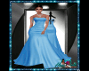*D* Long Blue Dress