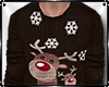 Deer Sweater Brown !