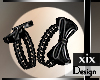 -X- BLK BOW L+R bracelt