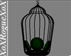 Cage Chair Black/Green