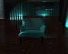 Pacific Teal Kiss Chair