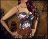 -P- Floral Corset