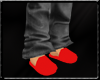 Slippers - red M