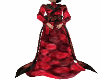 Red Multi-Collars Kimono