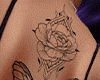 Rosefly Back Tattoo