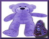 Purple Bear Hug Pillow
