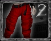 *Z* Draped Pants Red