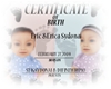 certificate of birth