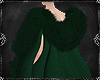 Royal Fur Cape - Emerald