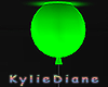 Balloon Lamp ON neon grn