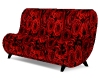 Red Rose Euro Couch
