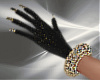 T- Gloves Black/ Gold