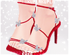 $K Red Butterfly Heels