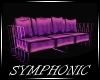 Purple Neon Glow Sofa