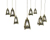 Hanging Lanterns Gold