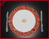 CD Red Dinner Plates