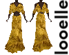 Gold Wavy Dress
