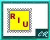 (CR)RIU Stamp yellow