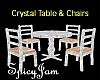 Crystal Table & Chairs