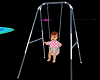 Baby Girl Emma in Swing