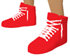 tennis shoes M red