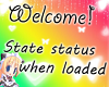 ▴B| Welcome Sign.