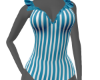 Il Retro Blue Swimsuit