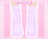 D. Ruffle Socks Lilac