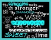 own sweet time