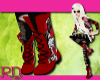 Rose Skull Boots