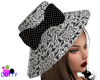 lace hat with bow