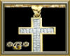 *G* Gold Cross Necklace