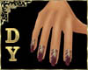 DY* Nails Red Golden