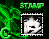 6C Scared Woman Stamp
