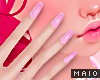 🅜LOVE: pink nails