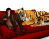 Tiger Couch Red