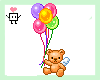 [K&M] Bear with Balloons