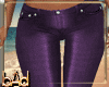 Purple Satin Jeans