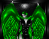 green malefique wings