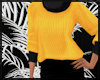 Yellow / Black Sweater ~